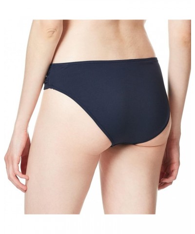 Women's Twist Band Hipster Full Coverage Bikini Bottom Swimsuit Indigo $14.35 Swimsuits