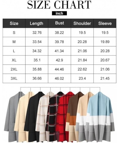 Women's Open Front Knit Cardigan Long Sleeve Lapel Casual Solid Classy Sweater Jacket D Coffee(pls Get a Size Down) $39.04 Sw...