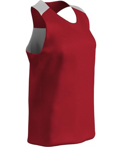 Women's Middie Reversible Lacrosse Pinnie Medium Red $10.61 Activewear