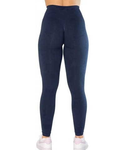 CAMO Collection Workout Leggings for Women Subtle Logo Seamless Scrunch Gym Tights Yoga Running Active Pants Camo-dark Blue $...