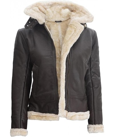 Leather Sherpa Jacket Womens - Real Lambskin Shearling Jackets For Women Mari Dark Brown Womens Shearling Leather Jacket $99....