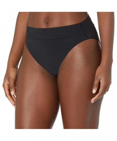 Women's at Ease Hi Cut Brief Panty Black $10.42 Lingerie