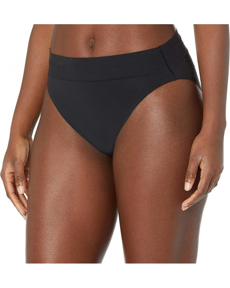 Women's at Ease Hi Cut Brief Panty Black $10.42 Lingerie