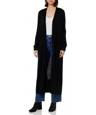 A|X ARMANI EXCHANGE Women's Merino Wool Blend Light Weight Sweater Duster, Black, XS $46.32 Sweaters