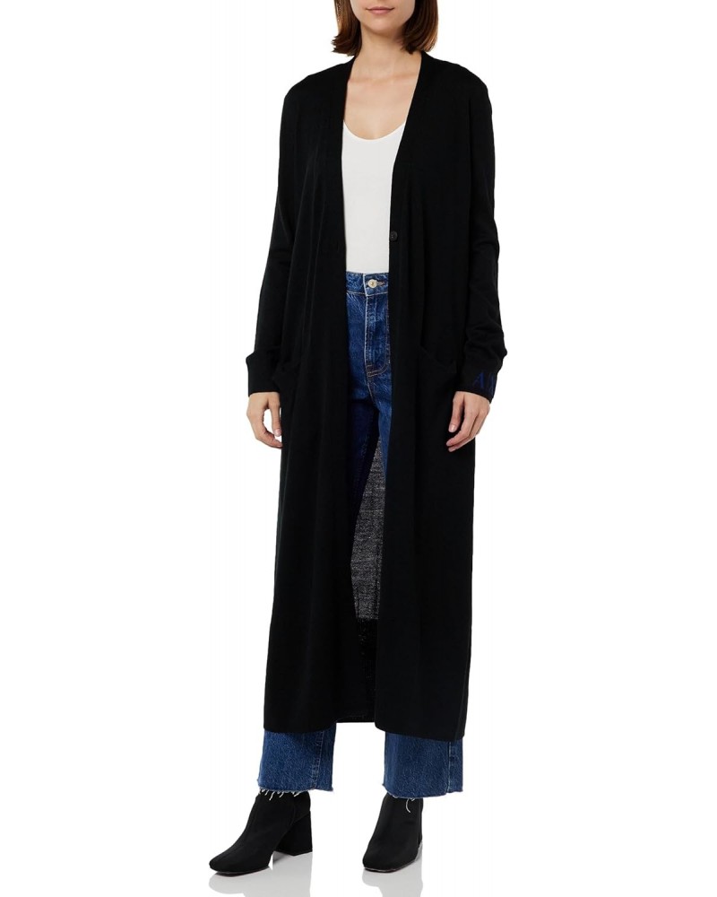 A|X ARMANI EXCHANGE Women's Merino Wool Blend Light Weight Sweater Duster, Black, XS $46.32 Sweaters