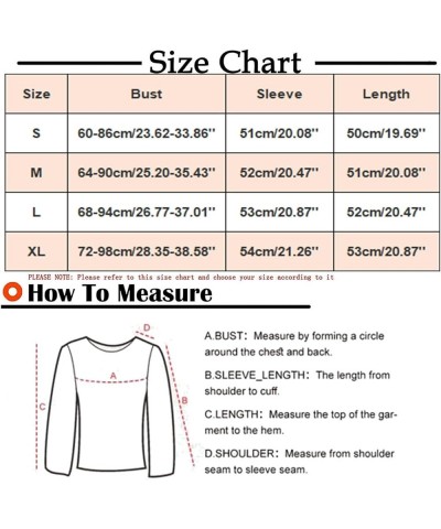 Long Sleeve Shirts for Women Fall and Winter Solid Color Knit Shirt Round Neck Stripe Slim Fitting Warm Versatile White-2 $4....