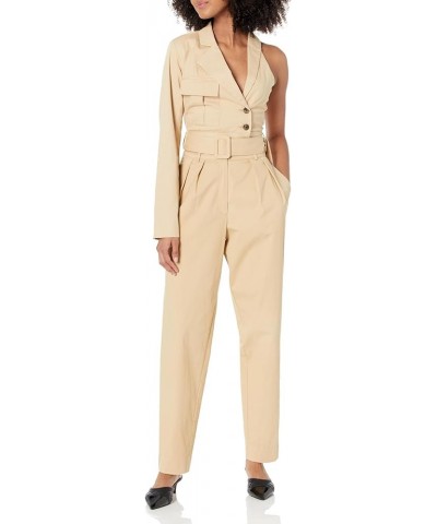 Women's Oatmeal Stretch Cotton Pleated Pant Oatmeal $10.00 Pants