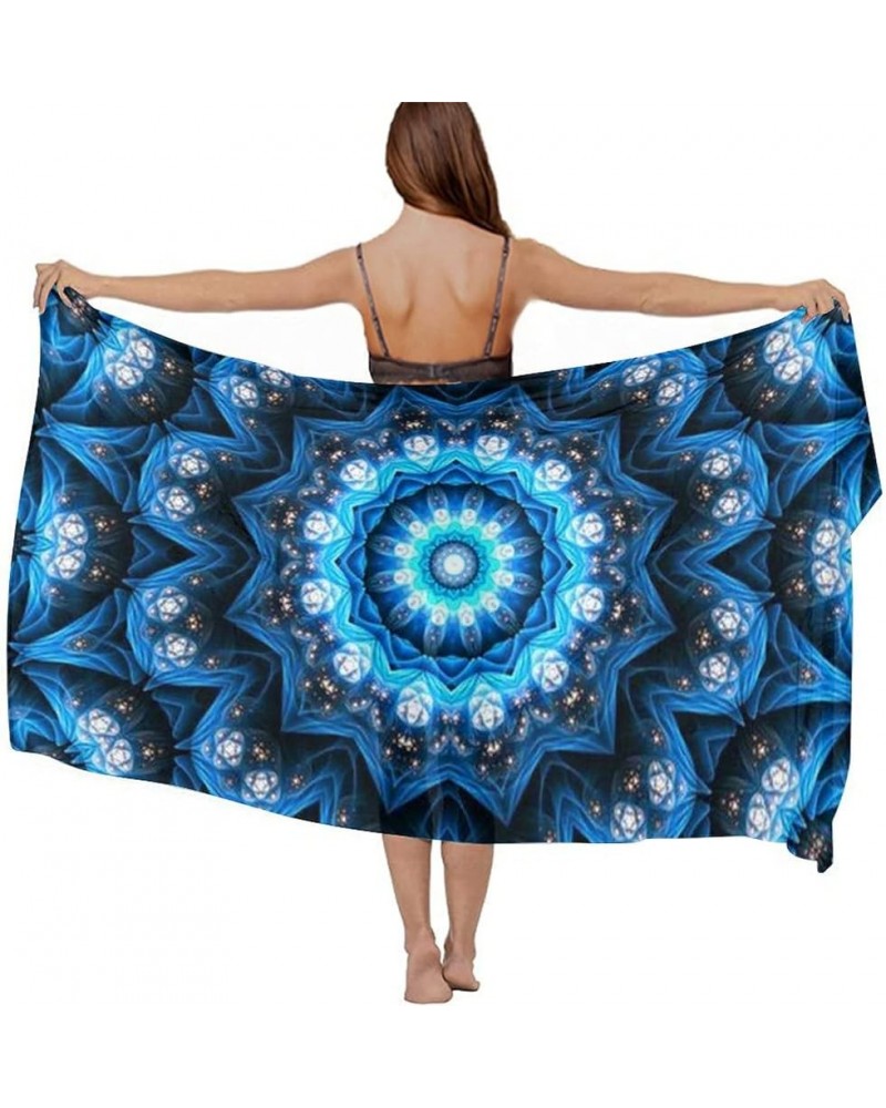 Women's Sarong Cover Ups Long Beach Kimono Bikini Wraps Boho Beachwear Psychedelic Tie Dye (10) $14.39 Swimsuits