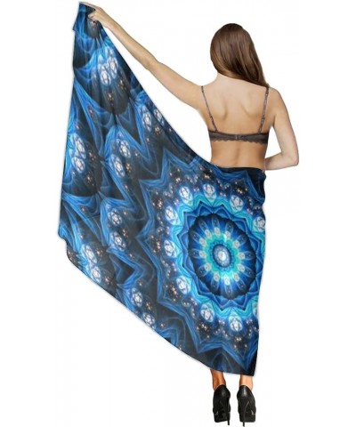 Women's Sarong Cover Ups Long Beach Kimono Bikini Wraps Boho Beachwear Psychedelic Tie Dye (10) $14.39 Swimsuits