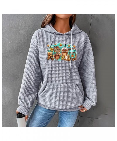 Oversized hoodies for women Sweatshirts Workout Hooded Pullover Tops Sweaters Casual Comfy Fall Fashion Outfits 6-grey $12.97...