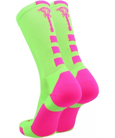 Men's Crew Neon Green/Hot Pink $10.81 Socks