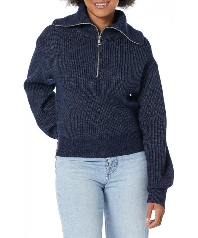 Women's Rowan Pullover Peacoat Navy $26.23 Sweaters