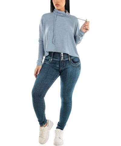 Butt Lifting Jeans for Women - High Waisted Skinny Levanta Cola Stretch Jeans 10884x_h294mdsndwsh Blue $31.20 Jeans