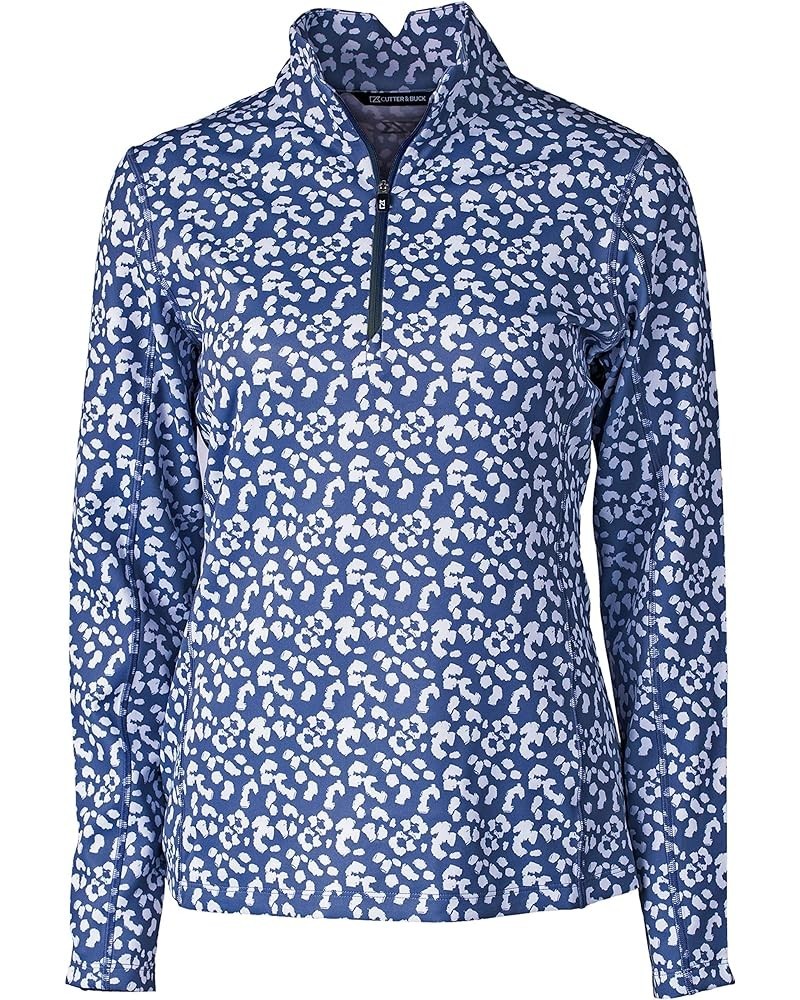 Women's Half Zip Shirt Indigo $33.55 Activewear