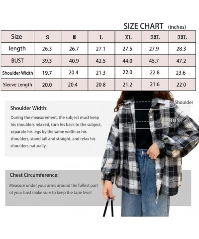 Harajuku Shirts Women's Cardigan Retro Spring and Autumn Women's Plaid Shirts Loose Korean Fashion Tops Black $11.00 Blouses