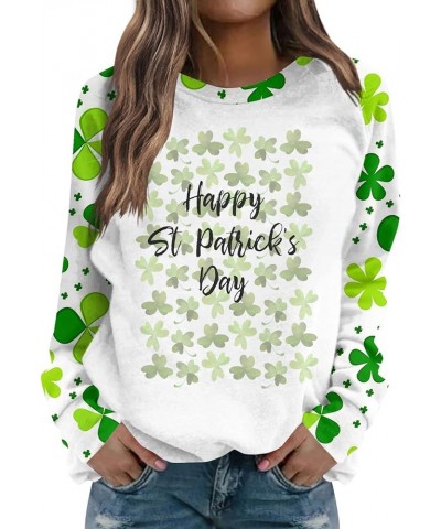 St Patricks Day Women Shirts Trendy for Leggings Spring Long Sleeve Tops Crewneck Blouses Slim Fit Cute Sweatshirts Aw582-min...