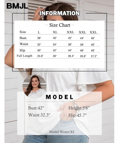 Women's Business Casual Shirt Dressy Work Blouses V Neck Top Short Sleeve Summer Blouses Women White086 $8.25 Blouses