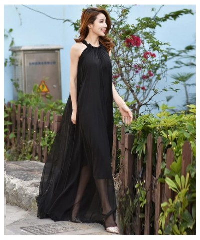 Women's Chiffon Floral Holiday Beach Bridesmaid Maxi Dress Sundress Tropical Fruits $21.60 Dresses