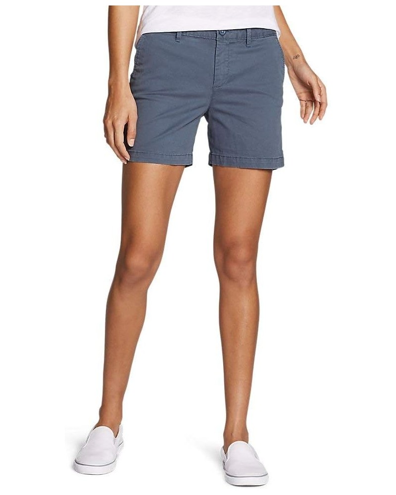 Women's Willit Stretch Legend Wash Shorts - 5 Petite Dusted Indigo $25.96 Shorts