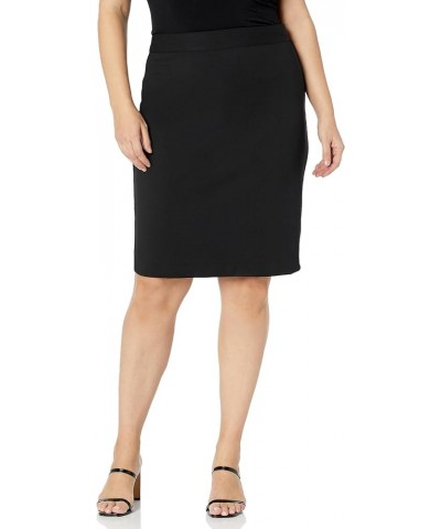 Women's Plus Size Skirt Pia Pencil Black $17.85 Skirts