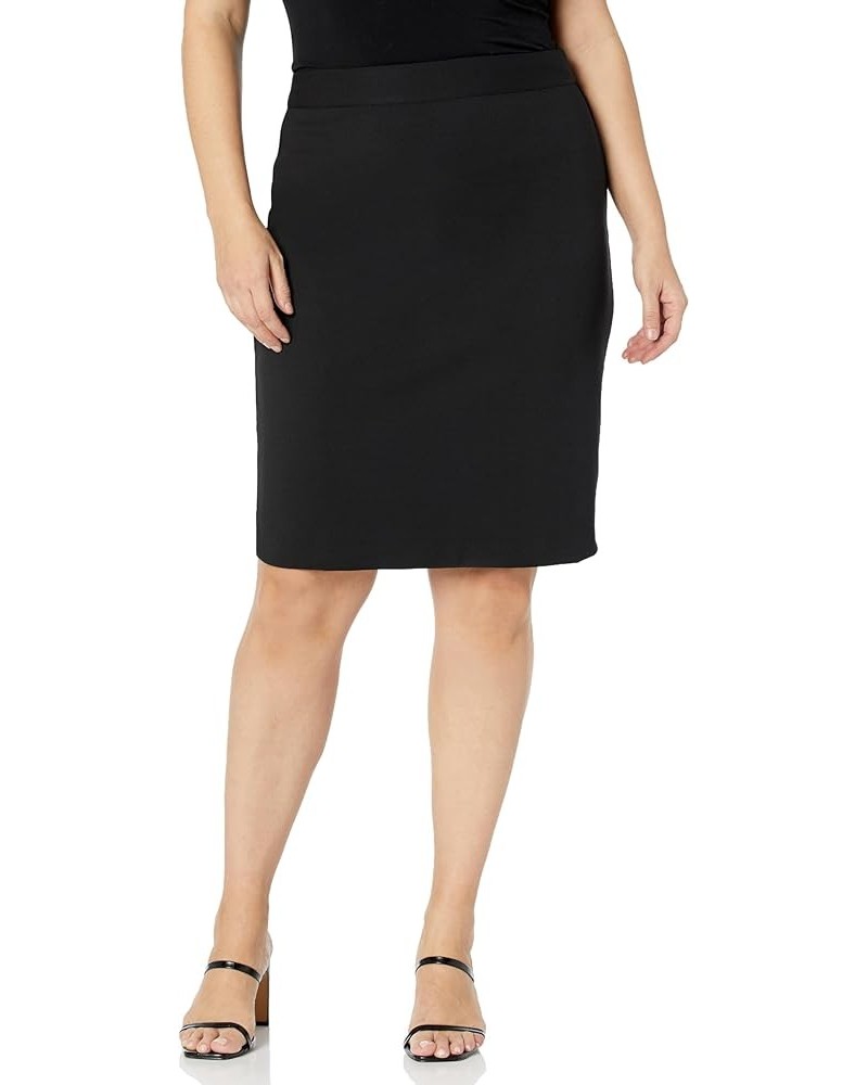 Women's Plus Size Skirt Pia Pencil Black $17.85 Skirts