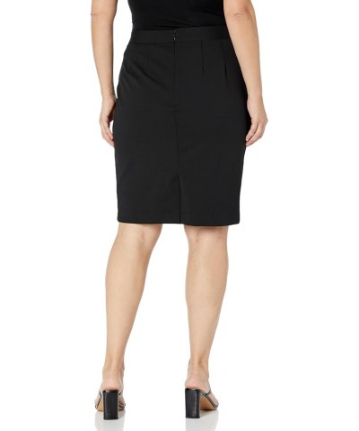 Women's Plus Size Skirt Pia Pencil Black $17.85 Skirts