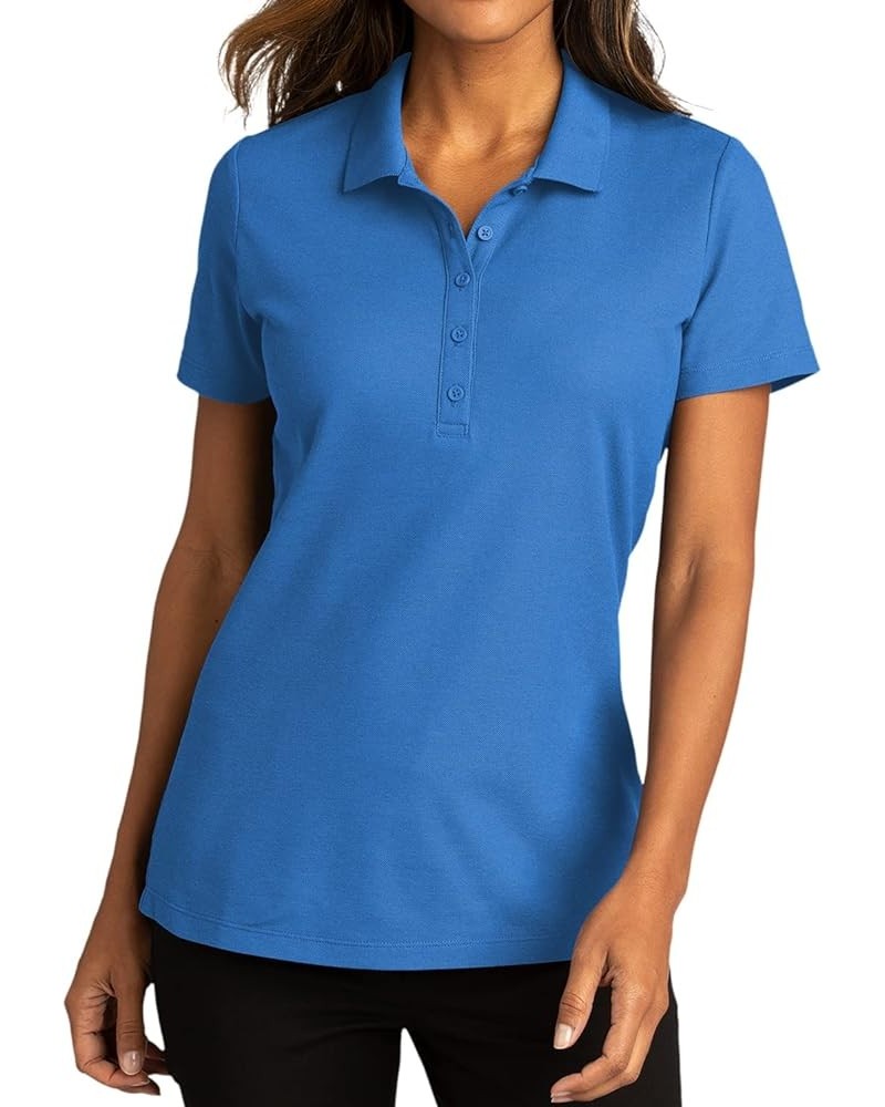 Ladies Easy Care Polo Shirts in XS-4XL Strong Blue $19.79 Shirts