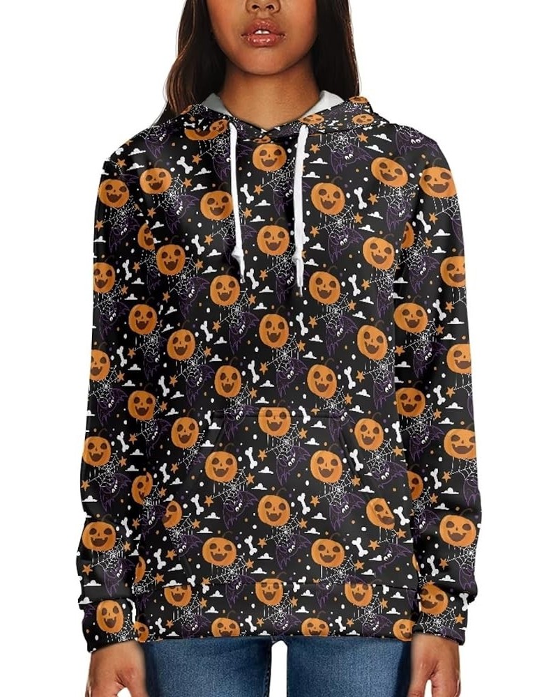 Hoody Drawstring Sweatshirts and Hoodies for Women Teenagers Size XS-6XL Halloween Pumpkin $13.94 Hoodies & Sweatshirts