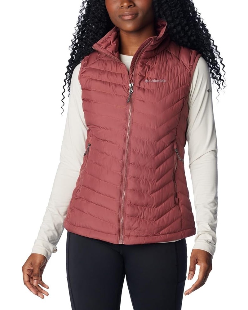 Women's Powder Lite Vest Beetroot $40.34 Vests