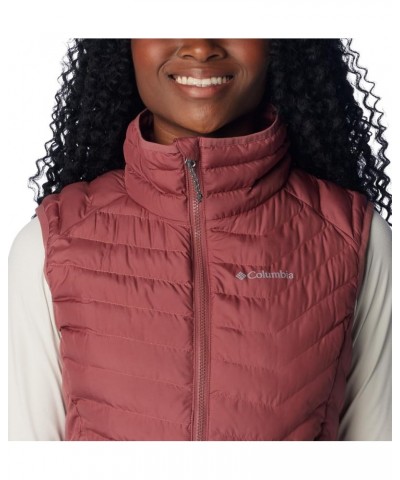 Women's Powder Lite Vest Beetroot $40.34 Vests