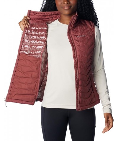 Women's Powder Lite Vest Beetroot $40.34 Vests