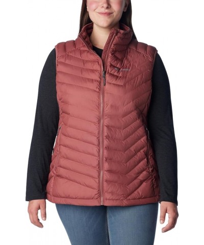 Women's Powder Lite Vest Beetroot $40.34 Vests