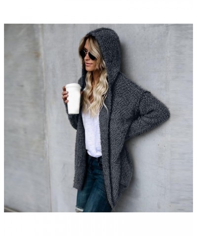 Winter Coats For Women 2023 Casual Jackets Fashion Clothes Holiday Clothing Q Gray $17.65 Jackets