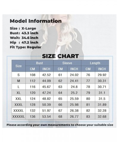 Winter Coats For Women 2023 Casual Jackets Fashion Clothes Holiday Clothing Q Gray $17.65 Jackets