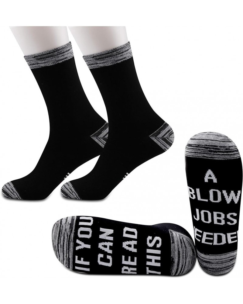 2 Pairs Adult Humor Gift If You Can Read This A Blow Jobs Needed Funny Socks Gifts For Him Blow Jobs Socks A Blow Jobs Needed...