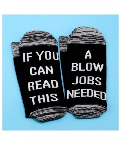 2 Pairs Adult Humor Gift If You Can Read This A Blow Jobs Needed Funny Socks Gifts For Him Blow Jobs Socks A Blow Jobs Needed...