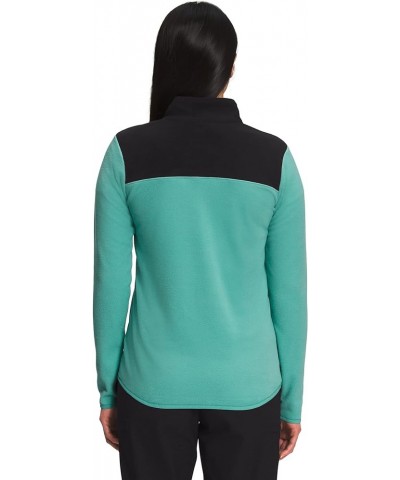 Women's TKA Glacier ¼ Zip Fleece Jacket Tnf Black/Wasabi $28.10 Jackets