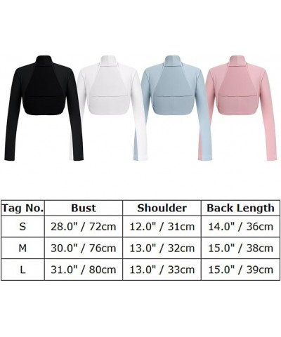 Ballet Crop Top for Women Ballerina Wrap Sweatshirt Gym Cropped Cardigan Balletcore Bolero Shrug Dance Warm Up Top Dusty Blue...