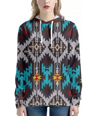 Womens Sweatshirt Drawstring Pullover Hoodie Casual Tops XS-6XL Aztec Geometric $19.23 Hoodies & Sweatshirts