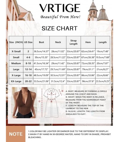 Women's Halter V Neck Boned Bustier Sleeveless Backless Sexy Cami Shirt Crop Top Red $15.89 Tanks