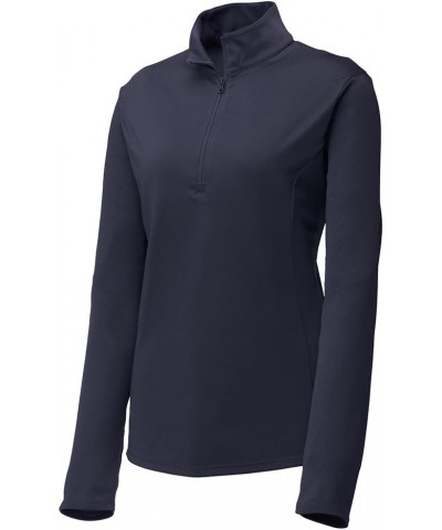 Dri-Equip Ladies Moisture Wicking 1/4-Zip Pullover Sizes XS-4XL True Navy $20.64 Jackets