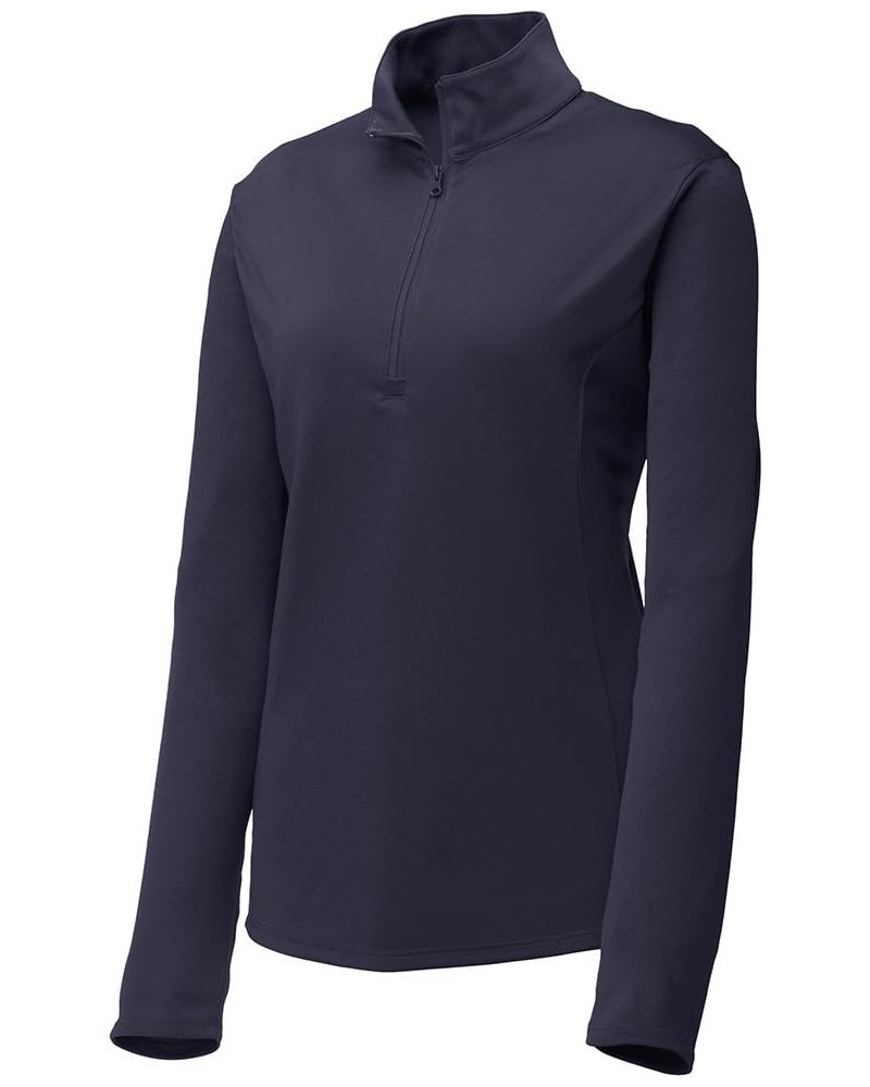 Dri-Equip Ladies Moisture Wicking 1/4-Zip Pullover Sizes XS-4XL True Navy $20.64 Jackets