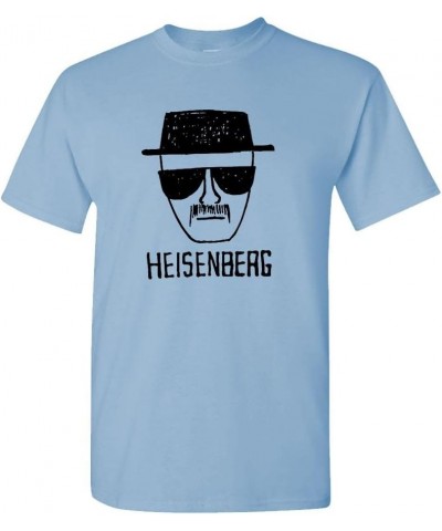 Heisenberg Name - Mens Cotton T-Shirt Lt Blue $10.19 T-Shirts