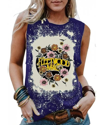 Women Country Music Bleached Shirts Casual Rock Band Tee Tops Concert Outfit T-Shirt Sleeve Summer Vacation Tops A-blue $7.64...