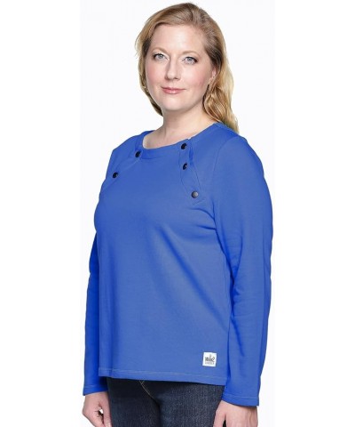 Long-Sleeve Chemo Shirt for Women, with Easy Chest Port Access Makes a Perfect Chemo-Patient Gift Blue Bell $32.48 Others