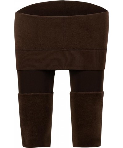 Women's Soft Fleece Lined Thermal Tights Tummy Control Comfort Warm Leggings Coffee $9.71 Leggings