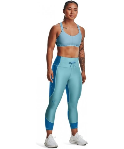 Women's HeatGear Ankle Color Block Leggings Cruise Blue (899)/Red $23.50 Activewear