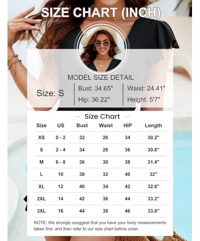 Women's Tummy Control Swimsuits One Piece Bathing Suit Plus Size Swim Dress Modest Ruffle Swimwear A - Solid Color Black $19....